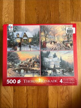 Ceaco Thomas Kinkade 4 500 Pc Puzzles